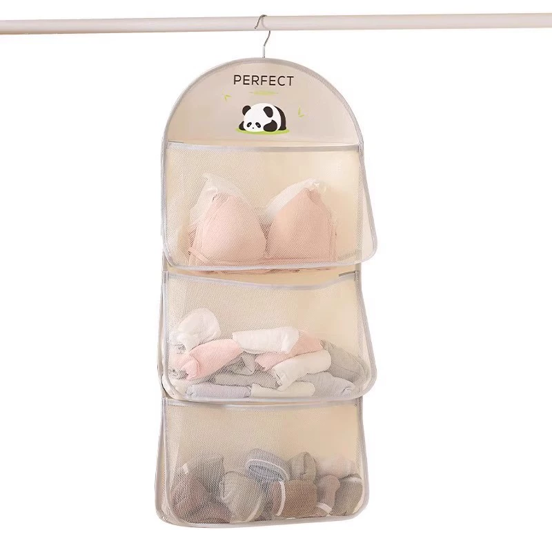 Storage system, hanging organiser, underwear, socks, storage bag