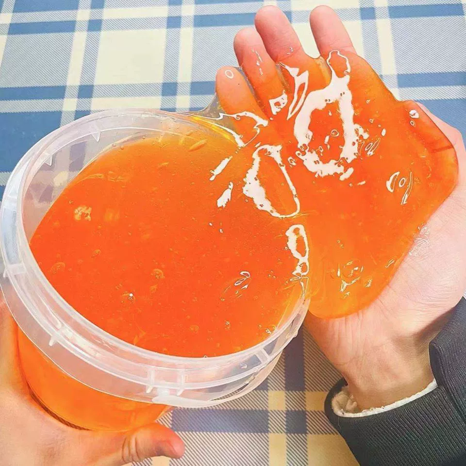 Genuine children's slime handmade, glass set