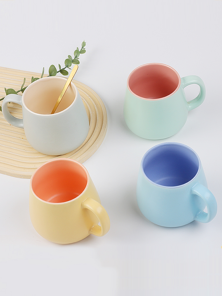 Taza de Cerámica para Pareja Cerámica Decorativo para El Hogar