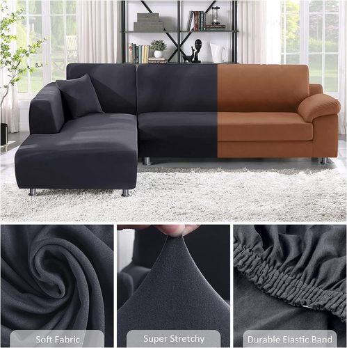 Cross-border brushed ice silk 123 combination stretch fabric all-inclusive four-season cross-border manufacturer L-shaped imperial concubine sofa cover