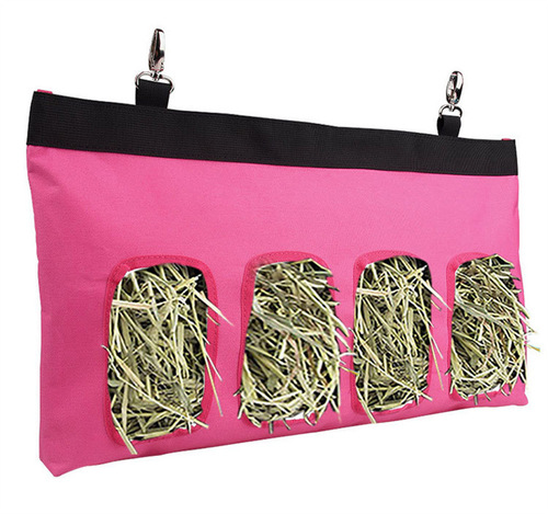 Rabbit hay bale feeding bag Rabbit hay bag pet feeding hanging bag Small pet feed bag Shenzhen factory