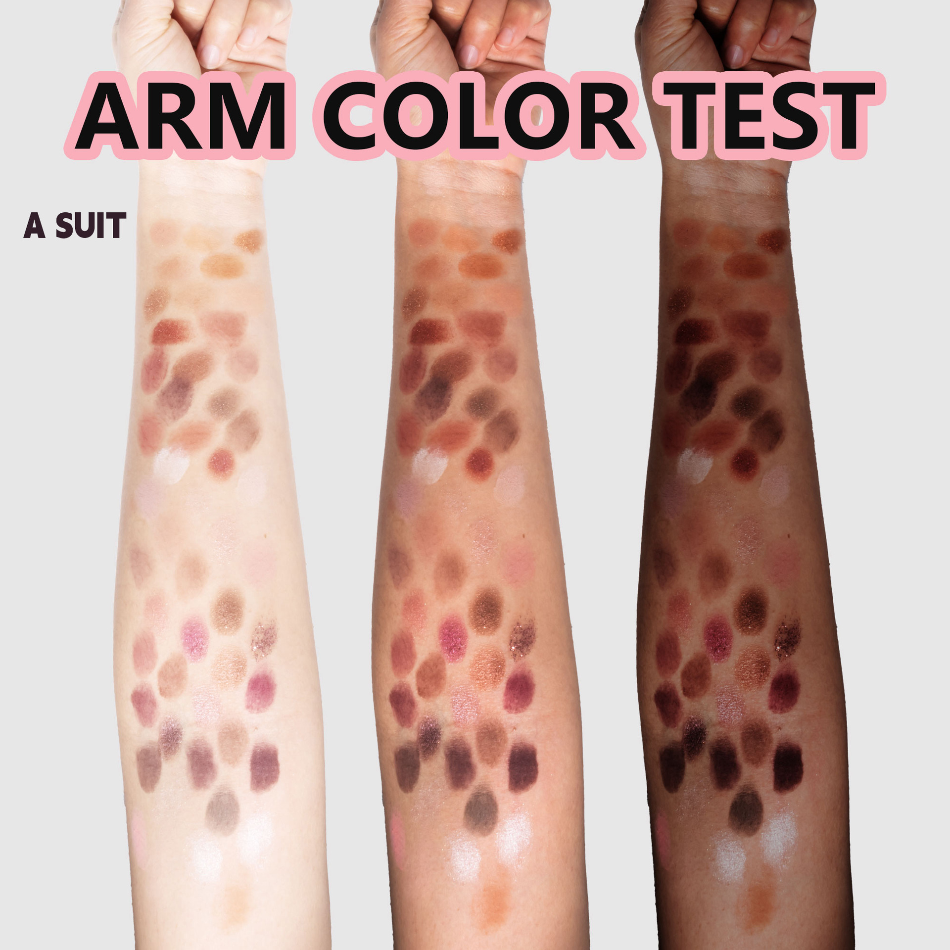 A 54-color cross-border bestseller, 3-page eyeshadow palette, matte pearlescent blush, high-gloss one-piece, easy-to-apply makeup undefined