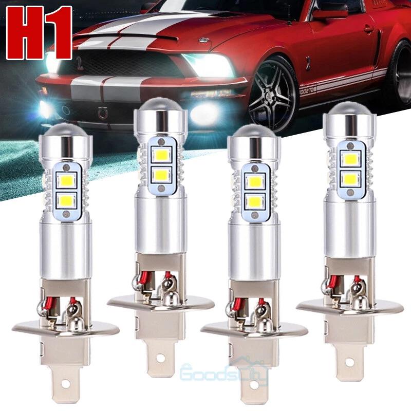 Lámpara de niebla de automóvil H1 10smd 2835 LED lámpara de niebla delantera luz de niebla de resalto decodificada lámpara de automóvil LED H1 image 5
