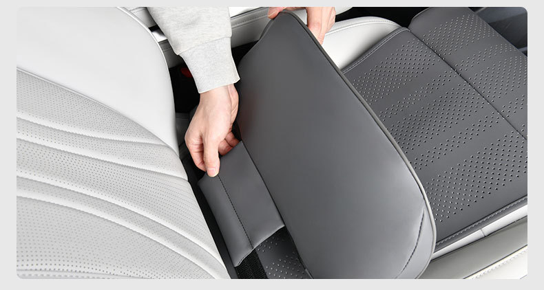 Car seat leg rest cushion upgraded with integrated lumbar support and extended foot support, suitable for all seasons, new interior accessory