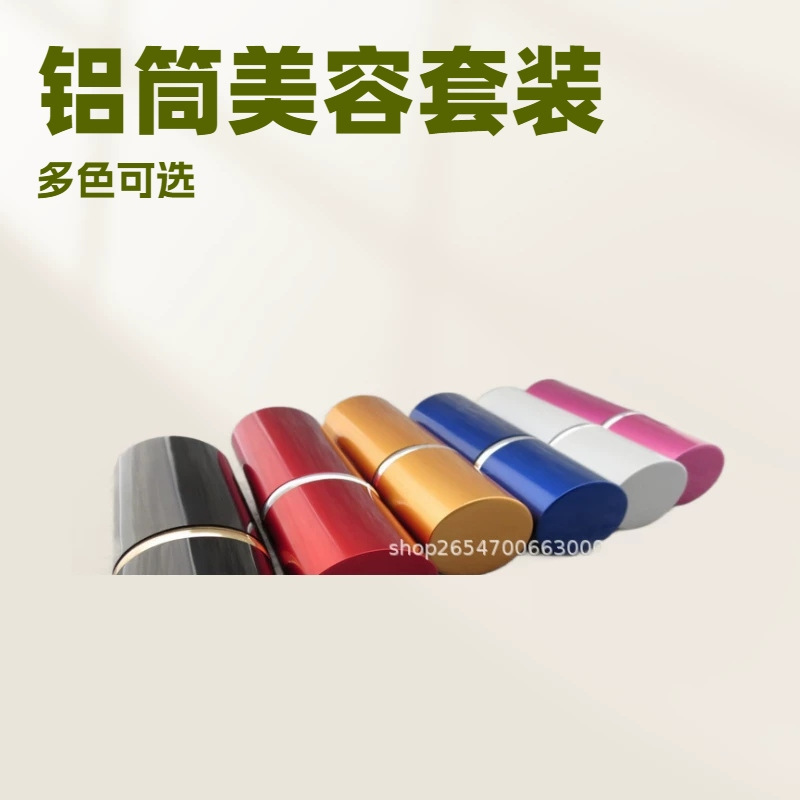 Venta al por mayor cortaúñas de acero inoxidable de 4 piezas cortaúñas multi-funcional tubo de aluminio traje de belleza salón de belleza traje de regalo
