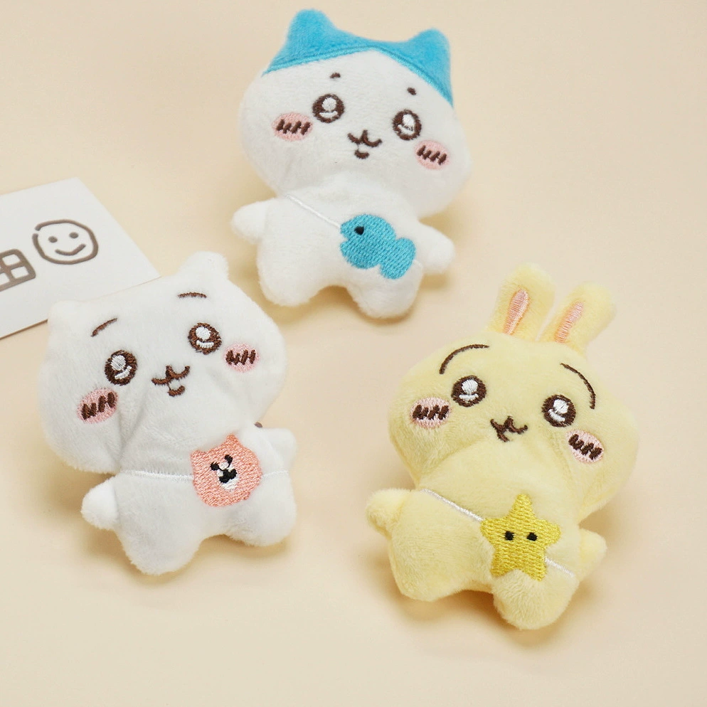 Мультфильм плюшевая jiyikawa Tiikawa кукла маленькая восьмерка Ву Саки японская Милая брошь сумка аксессуары