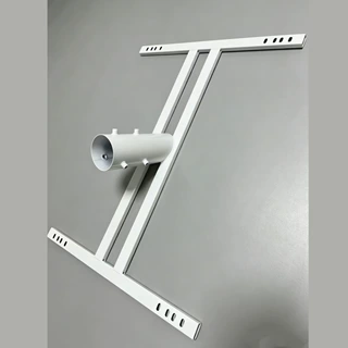 厂家批发一体多孔工字架户外太阳能路灯支架