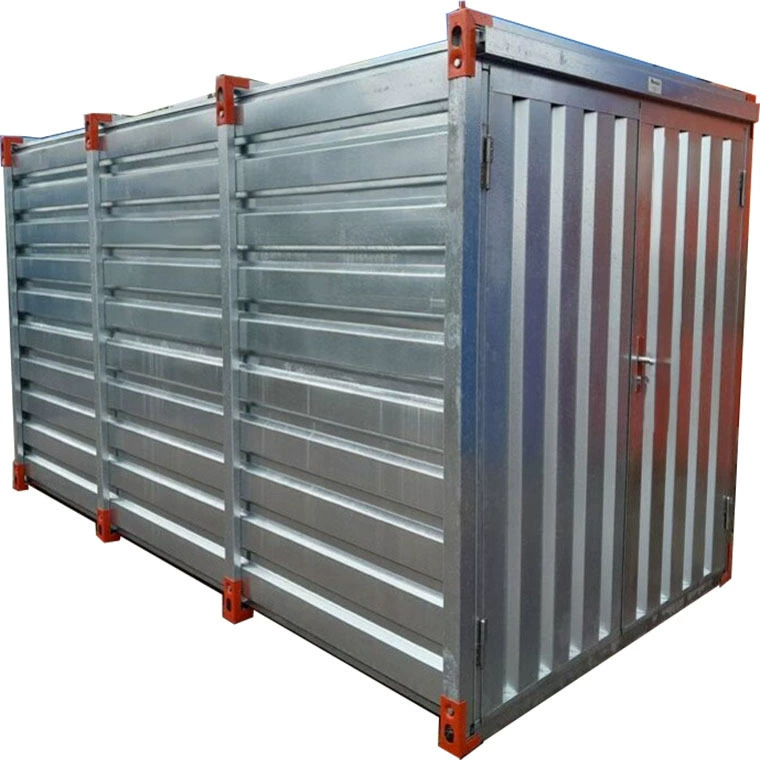 Мощный торговый модуль/стандартные компоненты, простая сборка металлической кабины, упаковка для кабины, контейнер для хранения, прочный и герметичный