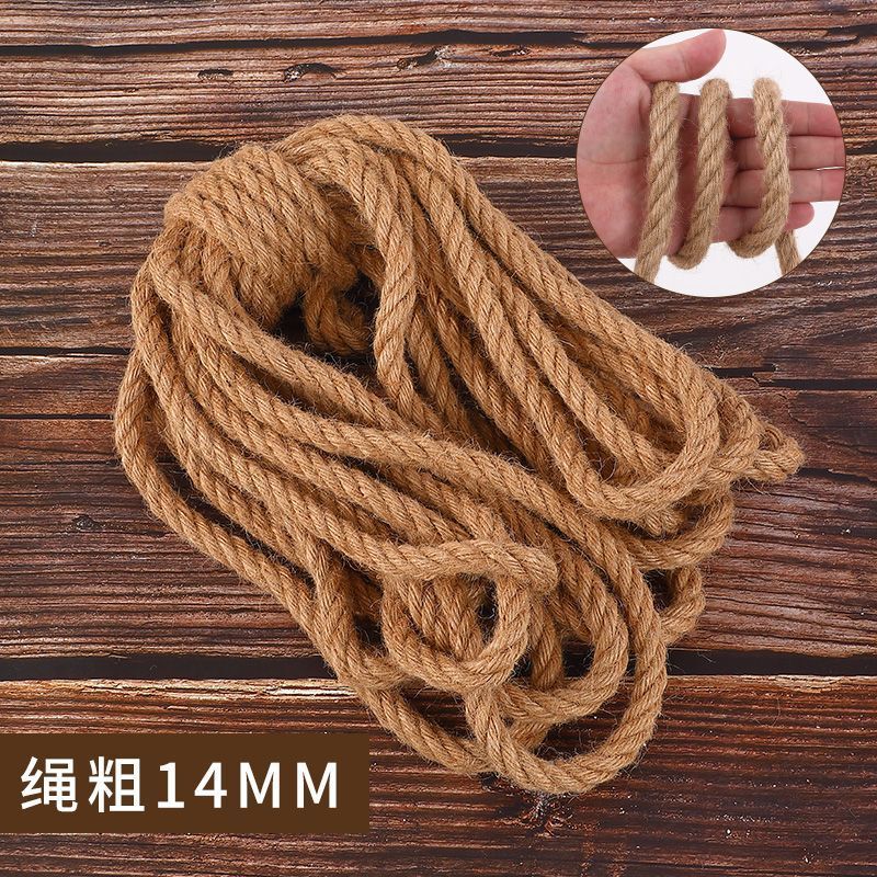 麻縄ロープ装飾卸売手作り猫スクラッチ剣細くて太い diy 装飾水道管編組糸壁材料写真|undefined