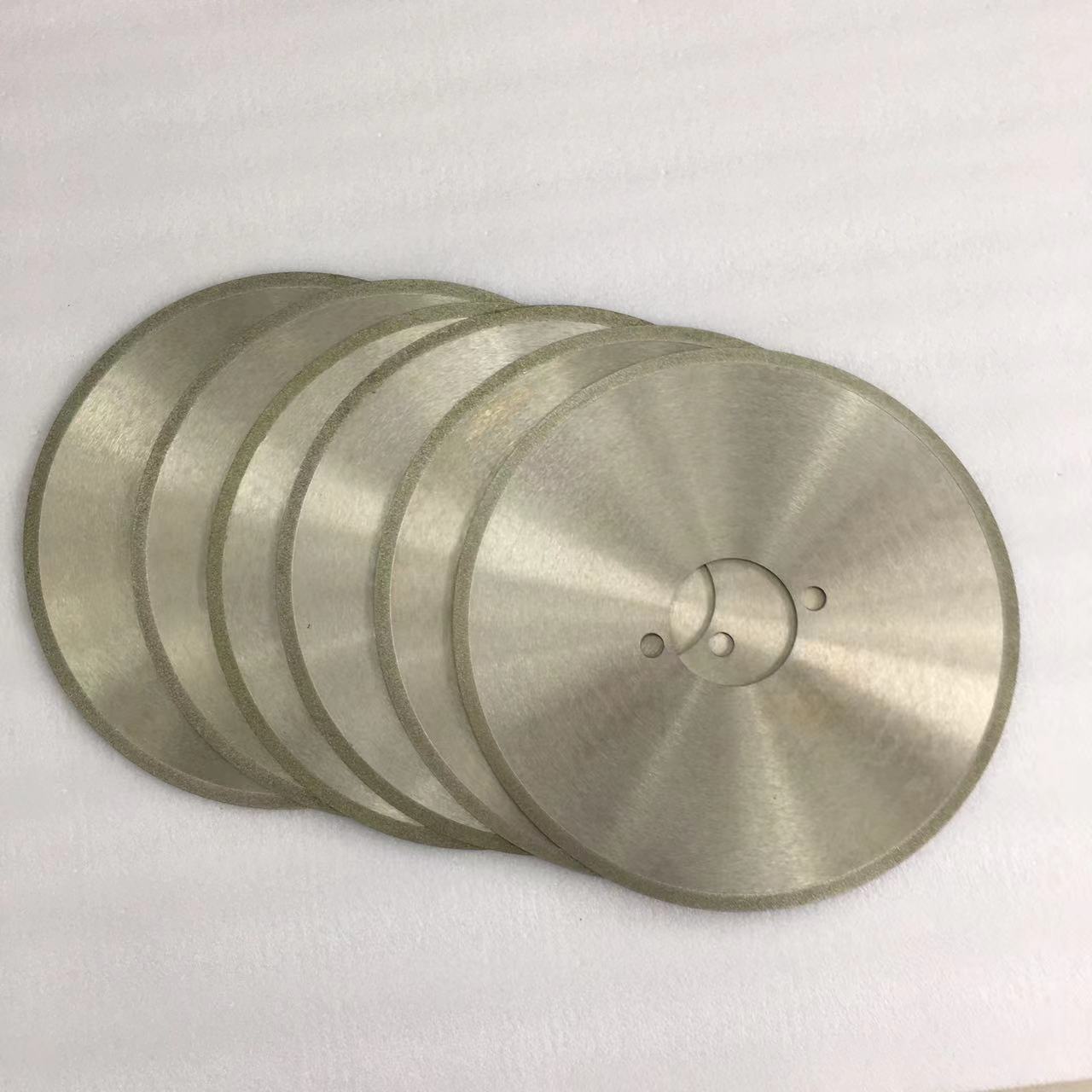 科美金刚石锯片 电镀工艺大直径切割片切割玻璃钢碳素材料转用
