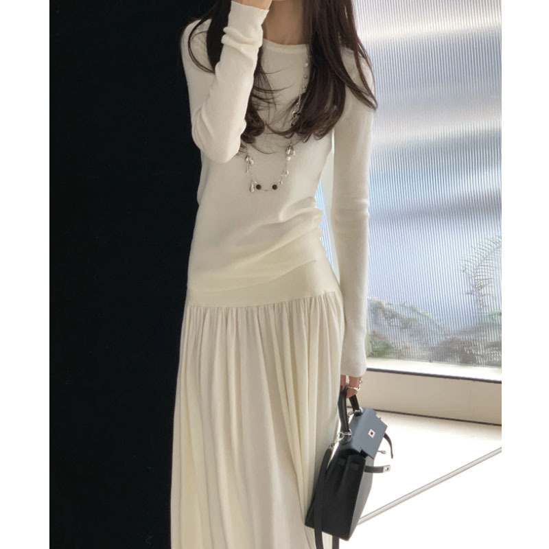温柔风气质显瘦毛衣上衣女秋季新款高腰大摆半身裙 2025秋季新款|undefined
