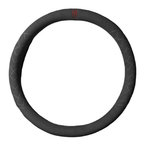 Guanqi Fuzzy Leather Steering Wheel Cover Universal for Winter General Motors Men's High-Grade Anti-Slip Sweat Absorbent Simple Steering Wheel Cover Wholesale