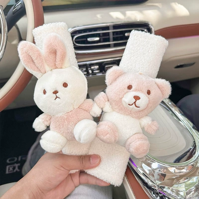 Belt Shoulder Cover Cute Cartoon: Seat belt shoulder pad