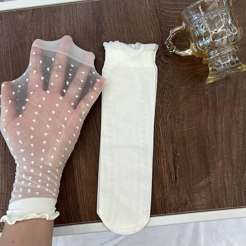 Diseño con volantes y encaje delicado