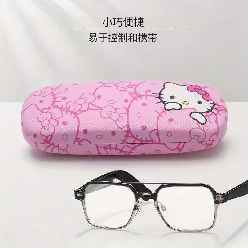 ✨ Cross-Border New Model Kt Cat Eyeglass Case Made of Iron, Wholesale Available, Can Add Logo ✨ Cross-Border New Model Kt Cat Eyeglass Case Made of Iron, Wholesale Available, Can Add Logo