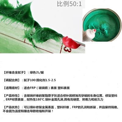 破洞土灰耐高温塑料件快干汽车灰车用纤维修补灰钣金补玻璃钢腻子