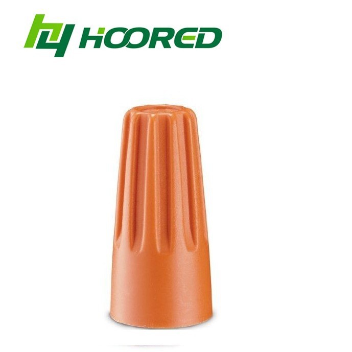 尼龙压线帽SP3橙色4*16号线 代替胶布缠线盖 弹簧束线帽阻燃