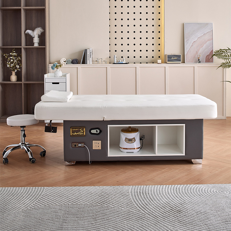 Multifuncional cama de belleza eléctrica SPA salón de belleza fisioterapia cama de masaje tatuaje cuerpo loción cama temperatura constante calefacción
