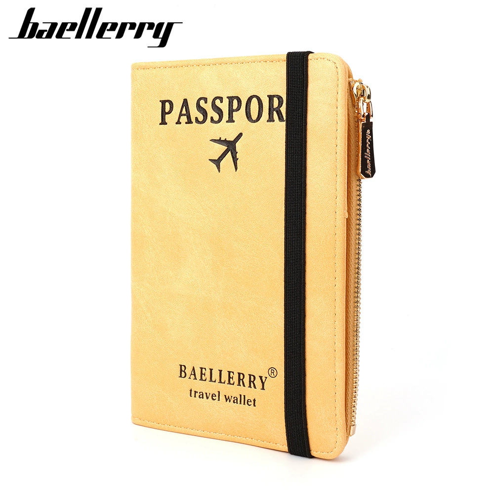 Новая RFID дорожная сумка Baellerry кросс-бордер простой молний кошелек для деловых поездок авиабилет клип оптовая