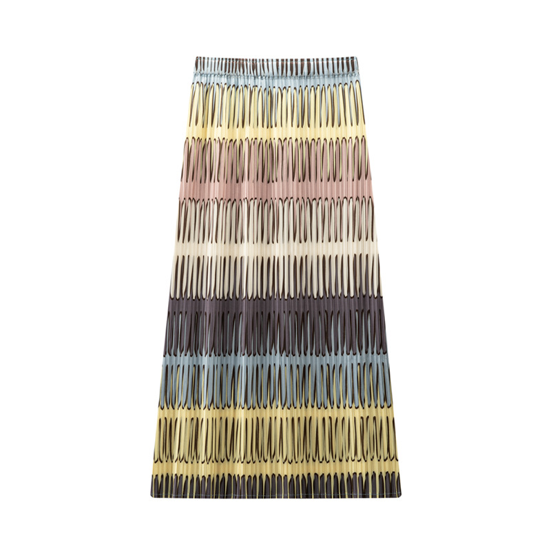 Summer pleated skirt