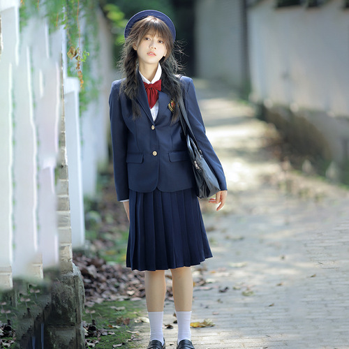 校服班服学院风学生装初中高中学生春季运动会西服外套毕业班服