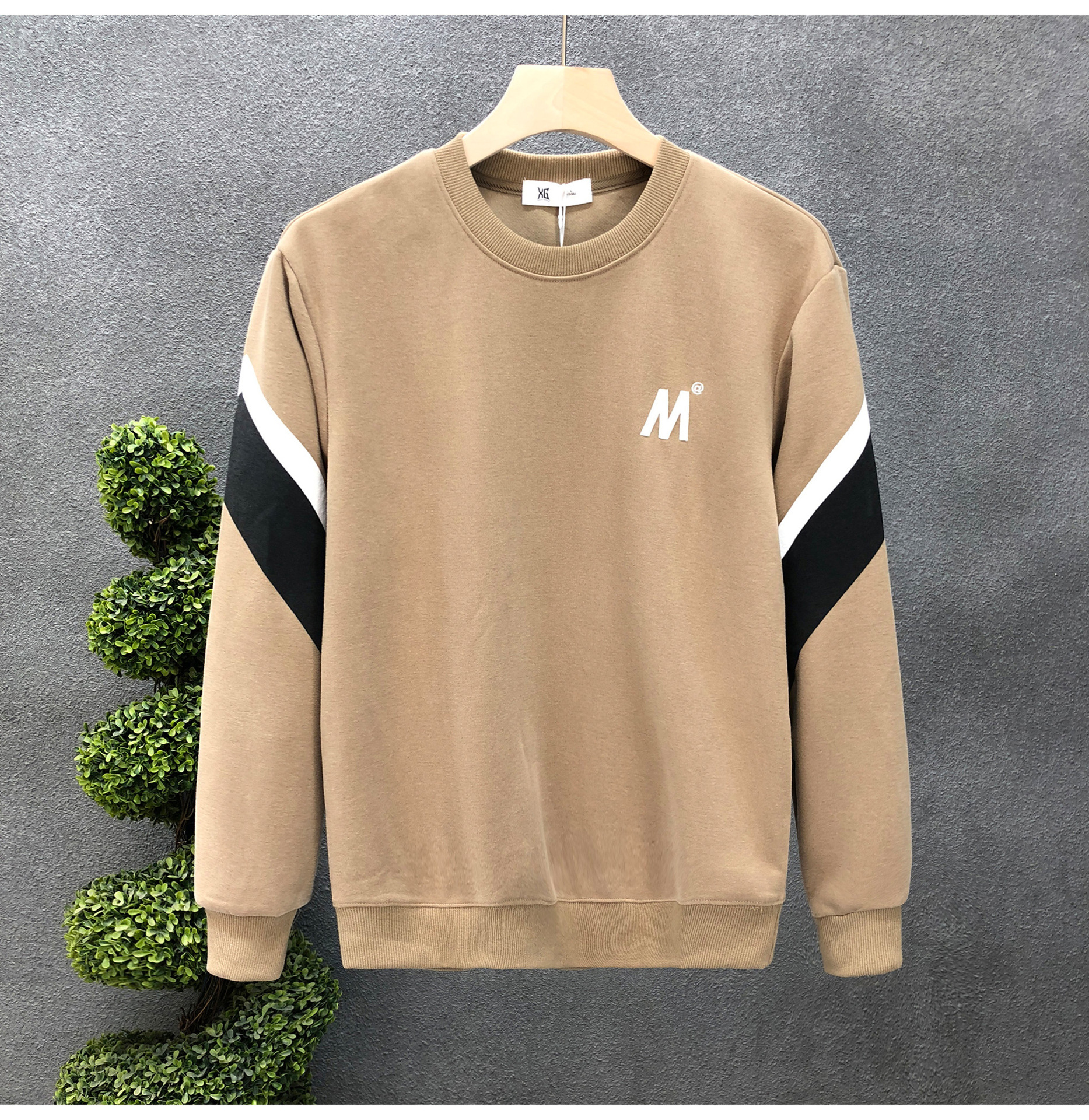 Popular Style Combination Embroidery Sweater Fashion Brand Spring and Top 2023 Autumn New Men's Inner Layer Long Sleeve_voghion.com