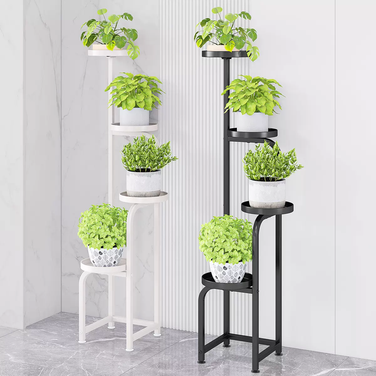 跨境铁艺多肉置物收纳架室内客厅户外铁艺多层落地式阳台花盆架子