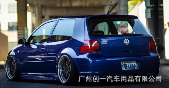 Suitable for Volkswagen Golf 4 Modification R32 Body Kit, Golf 4 Upgrade R32 Front Bumper, Side Skirts, Rear Bumper Body Kit Set