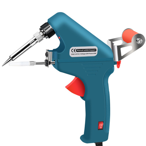 New cross-domestic thermal handheld 100W soldering gun 110V American and European standard automatic tin delivery electromechanical soldering iron set