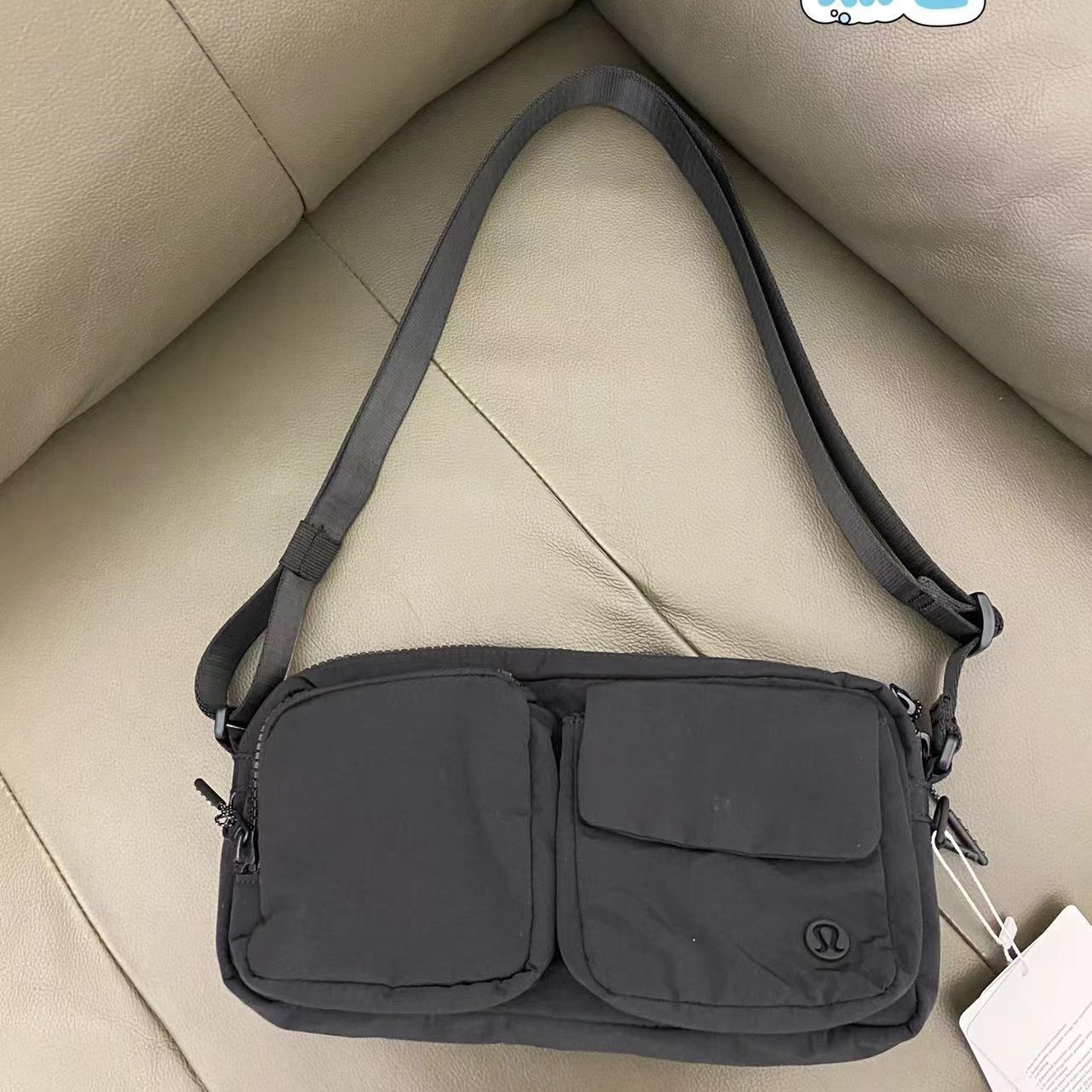 LU LOUJIA 멀티 포켓 카메라 크로스 바디 여성용 캐주얼 어깨 언더암 허리 가방 지퍼 방수 크로스 보더 헤어