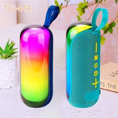 クロスボーダー新 TG448 Bluetooth スピーカー RGB 雰囲気ライトポータブルオーディオサブウーファーカードファッションギフトオーディオ