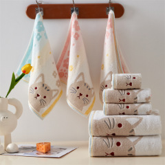 Baihua Towels-Factory direct sales support drop shipping cotton cat towels