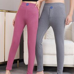 2025年冬用、裏起毛・厚手のラクダ毛パンツ、男女兼用、保温性、高伸縮性、防寒、自己発熱、ベースレイヤーパンツ