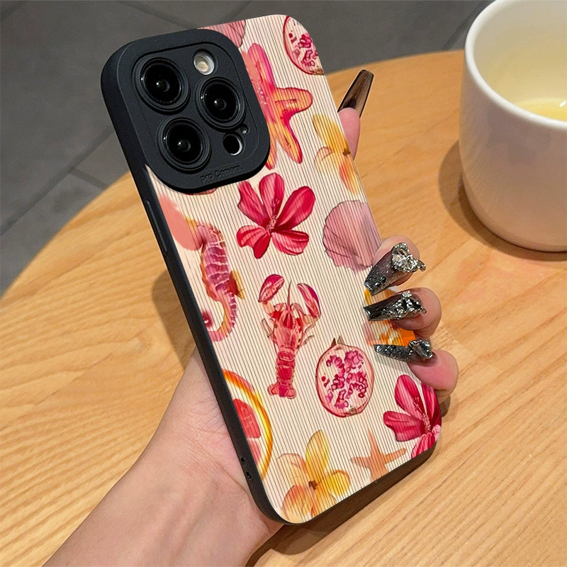 Apple, совместимый iPhone 14/15/16, iPhone16 Pro, чехол для телефона, принт, iphone, 12/13, 13promax, защита от падений