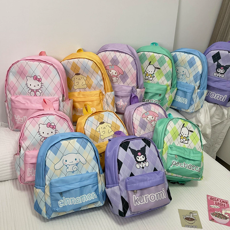 Cartoon school bag, backpack for men and women for early age, Korean style