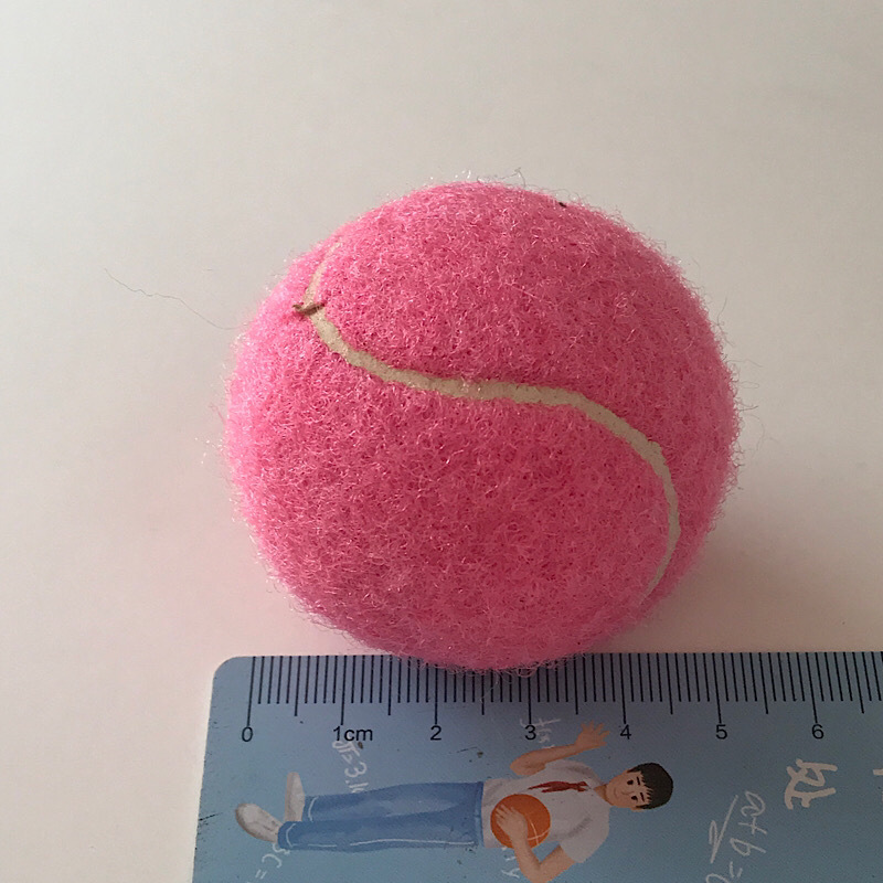 블랙 핑크 작은 테니스 공 5cm