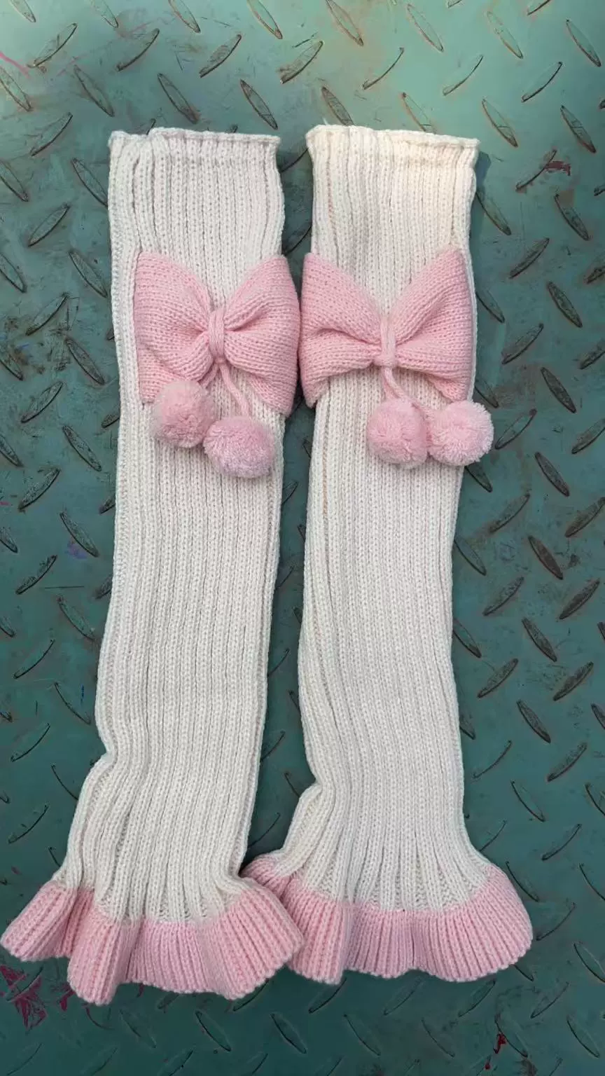 Цветные вязанные галстуки для учеников начальной школы, тёплые Woolen универсальные сапоги, утолщенные, средняя длина, свободный крой, оверсайз