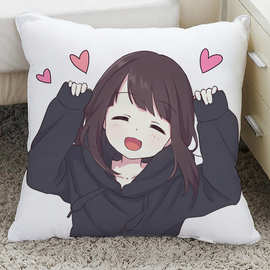 七濑胡桃酱日记抱枕图片制作Menherachan周边二次元可爱动漫靠垫