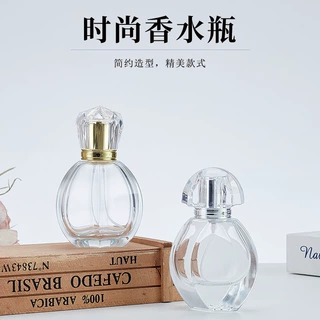 厂家批发香水瓶玻璃瓶精致方形大牌透明设计质感直供香水瓶子现货