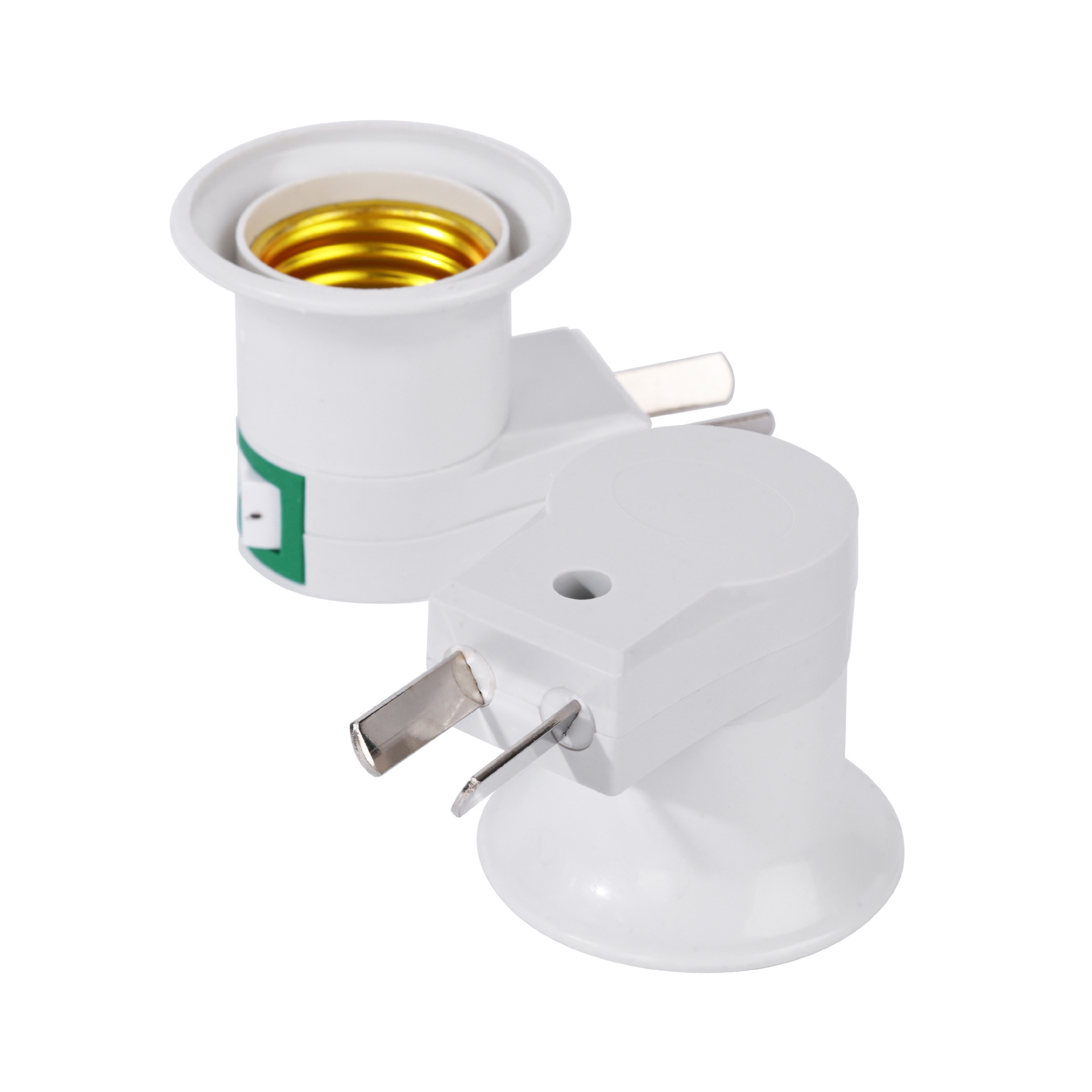 Portalámparas E26 Multicolor Dorado, Tipo Bola Mágica, Enchufe Europeo, para Bombillas LED, Exportado a Vietnam
