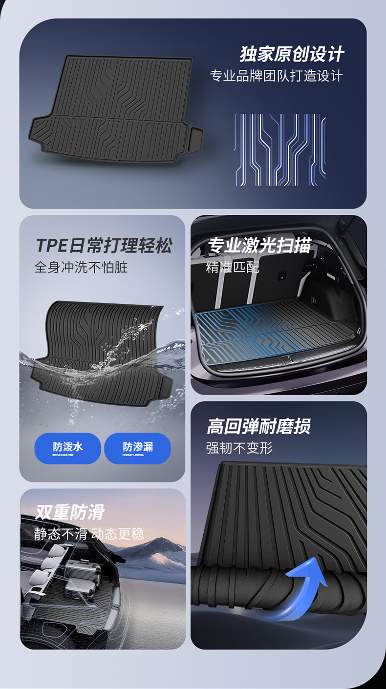 Suitable for Nio Es6 Ec6 Et5 Et5T Et9 Es8 Es9 Special Tpe Car Trunk Mat
