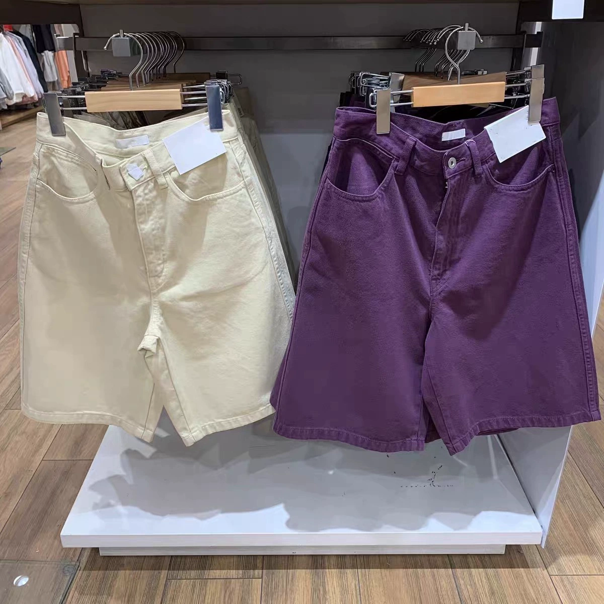 25 весенне-летних новых джинсовых шорт в стиле Бермуд, повседневные модные шорты, средние брюки 476946