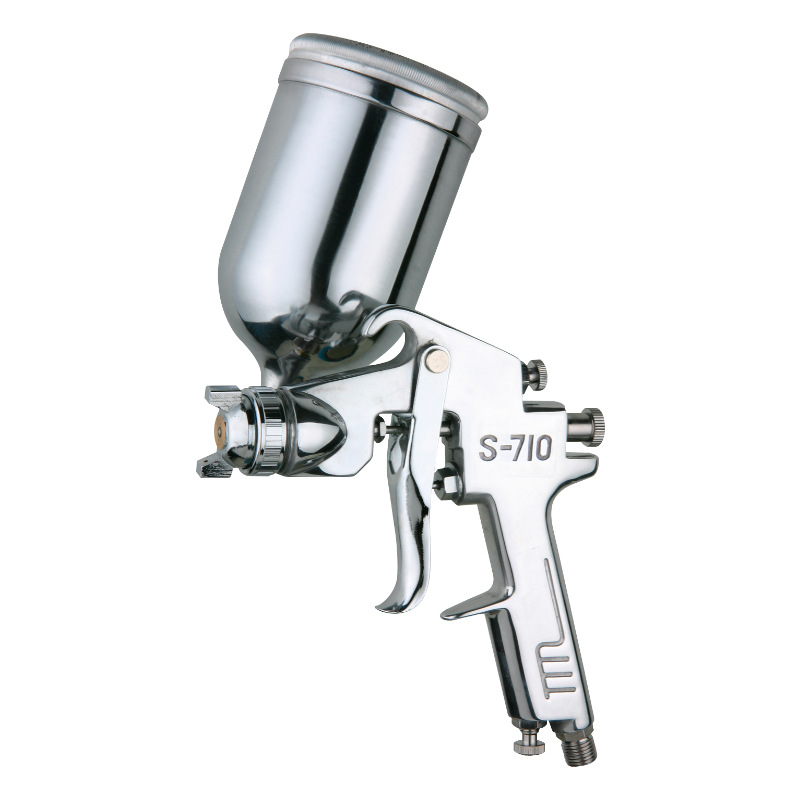 Transfronteriza personalizada S - 710G pistola de pulverización neumática 1.2 - 2.5mm alta atomización 350ml botella de pulverización pistola de pulverización de pintura
