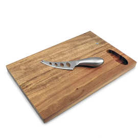 相思木芝士奶酪板套装家用牛排披萨盘聚会熟食拼盘含芝士刀直销