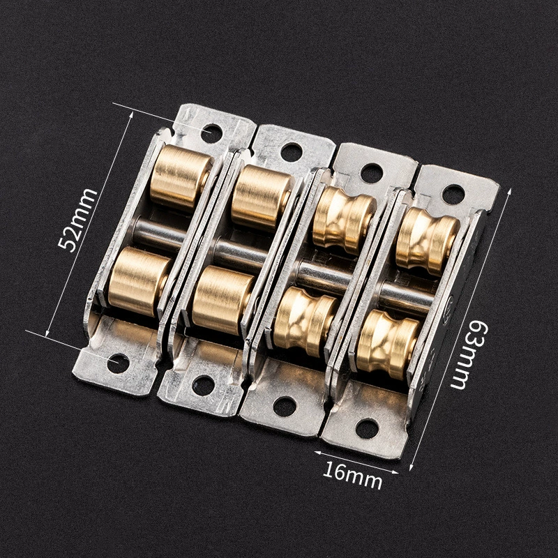 Шкив 4 нержавеющая сталь медное колесо пластиковая сталь окно 8088 скользящая дверь шкив дверь окно скользящая дверь двойной ролик производитель