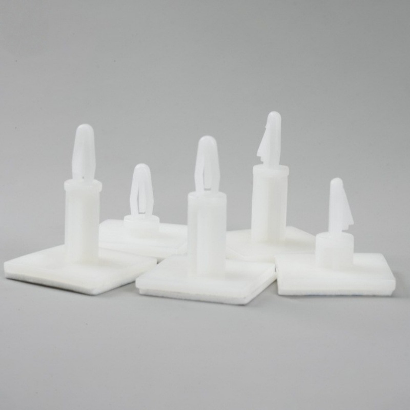 ASS-5 ASS-6粘式隔离柱 PCB自粘式尼龙间隔柱 4mm孔绝缘垫高柱