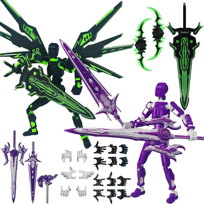 자백 전투 도끼 + 흑녹 메카