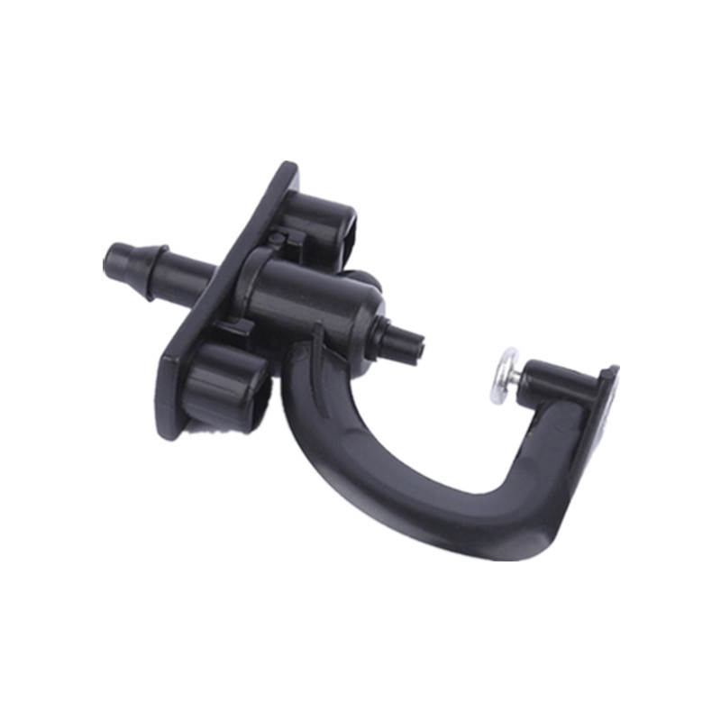 Cabezal de aluminio de riego atomizado al por mayor, microaspersores tipo G atomizado, césped verde, inserción de 360 grados, suspensión invertida, eliminación de polvo