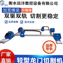 便携式等离子火焰两用切割机全自动双边驱动龙门式数控切割机