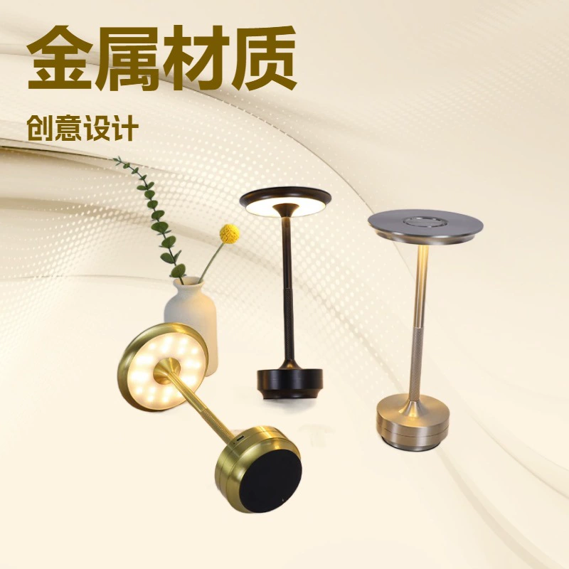 Ночник для спальни, креативный домашний светильник с тканевой абажуром в трех цветах, популярный на Amazon, декоративная настольная лампа для прикроватной тумбочки.